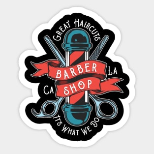 Fresh Cuts Only: The Barber’s Creed Sticker